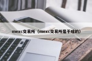 mexc交易所（mexc交易所是干啥的）